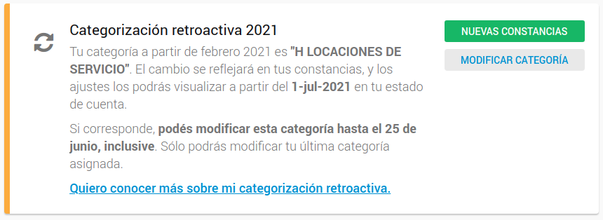 categoría monotributo